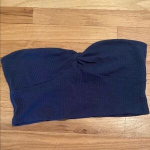 Aeropostale Navy Blue Strapless Top
